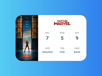 Cinema Ticket Concept Design