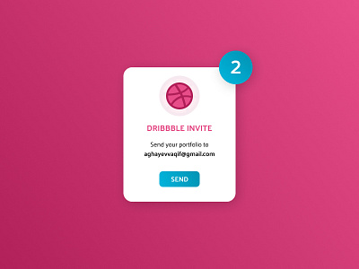 2 Dribbble Invites design draft dribbble dribbbleball dribbbleinvite dribbbleplayer give giveaway invitation invite notification two ui uidesign ux uxdesign
