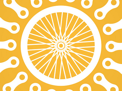Bike Logo arizona bike chain illustration phoenix wheel