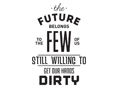 Future future quote script text texture typography vintage