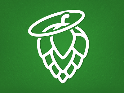 Honest Hop beer halo honest hops icon illustration line logo minimal