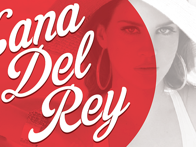 Lana Del Rey Ticket concert ticket illustration lana del rey minimal typography