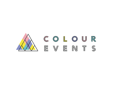 Colour Events - Logo design branding design graphic design illustrator logo
