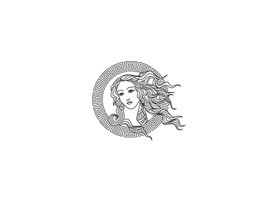 Afrodita / Venus Logo FOR SALE afrodita beauty cosmetics for sale logo logos modern vector venus