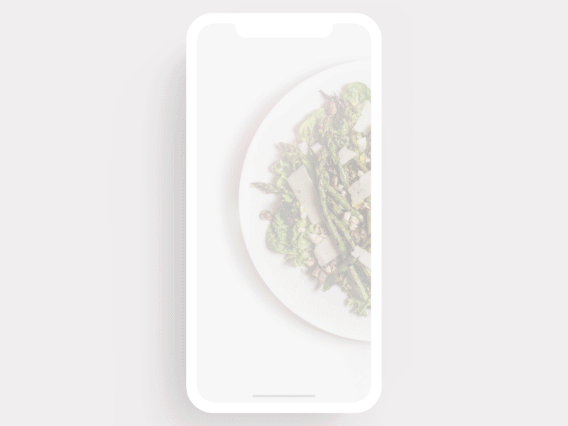 Restaurant booking app app booking food iphonex motion restaurant rotate ui mobile