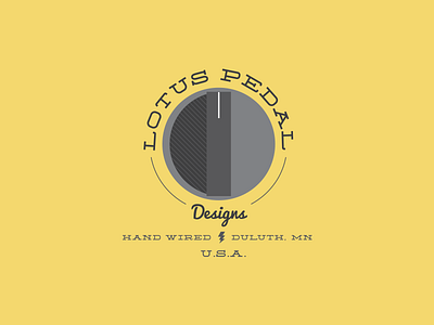 Lotus Pedal Designs logo branding logo