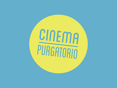 Cinema Purgatorio logo branding cinema logo