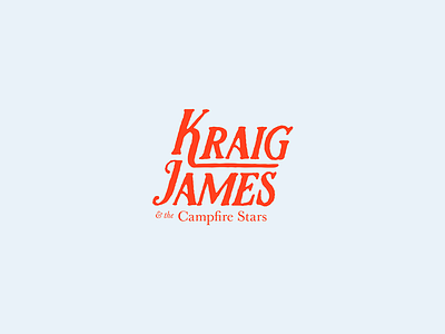 Kraig James & the Campfire Stars logo branding logo musician