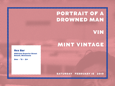 Portrait of a Drowned Man poster - 2/16/19