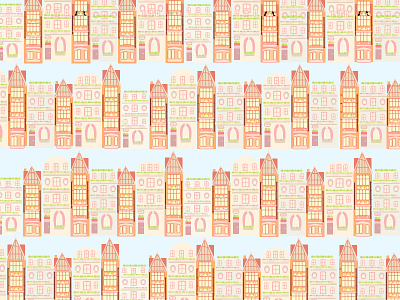 Buildings cartoon design digital art digital illustration figma fun illustration simple sketch vector