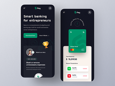 Money management App landing – Mobile Version banking finance app homepage landingpage marketing mobile design mockup money money transfer pay payment payment method responsive website design transaction typography ui ui ux uiux webdesign website