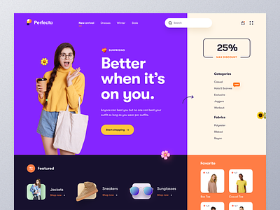 Clothing Store Website apparel clothing clothing brand ecommerce fashion blogger fashion brand homepage landing page mockup online shopping shopping sportswear streetwear typography ui ux web design website website design women fashion