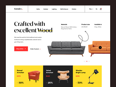 Furndex - Furniture Shop Landing Page