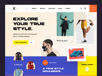 Men's Fashion Landing Page | Rylic Studio apparel clothing clothing company clothing line design dress ecommerce fashion fashion blogger homepage landing page mens menswear mockup outfits style ux web design website