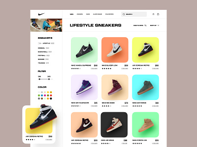 Nike Product page air jordan airmax boot convers ecommerce fashion footwear homepage kicks landing page mockup nike running shoe sneakers web design website website design yezzy