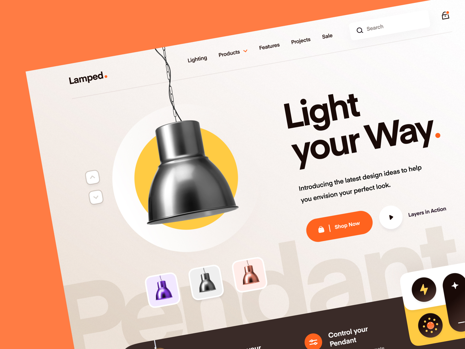 Haircare Product Landing Page by Farzan Faruk for Rylic Studio on