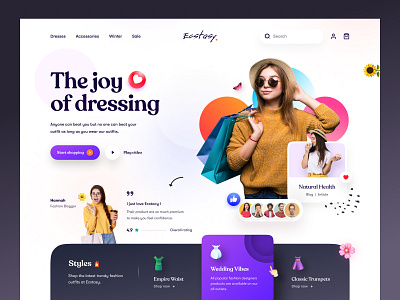 Clothing Store Landing Page
