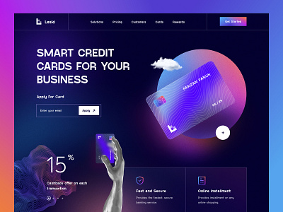 Online Payment landing page