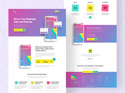 App Landing Page