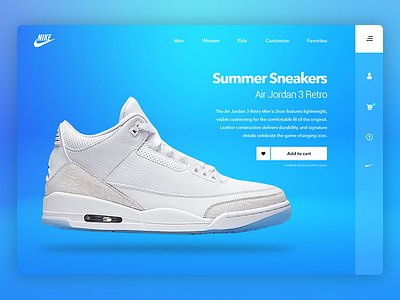 NIKE Air Jordan 3 Retro Product Page