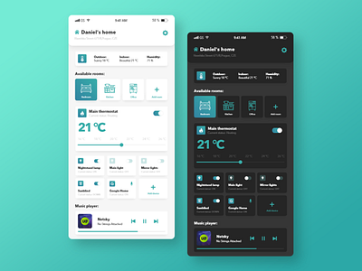 Smart Home iOS App Concept