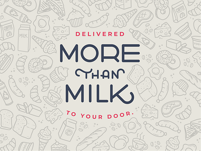 More Than Milk milky typography