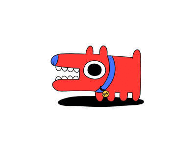 MY FIRST SHOT - 11/06/2018 at 10:16 PM 2d 2d animation animated animation art cartoon characer charactedesign character animation character art character concept dog illustration gif animated hello dribbble illustration