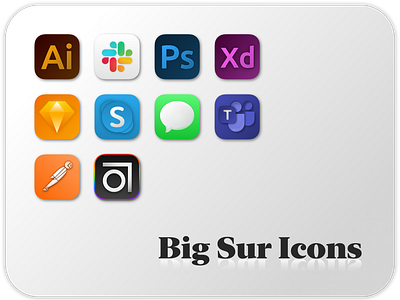 Big Sur Icons