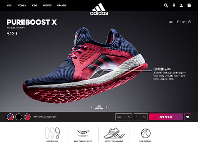 Product Page Design ecommerce editorial layout website design