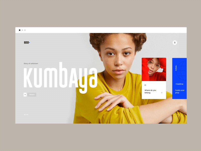 Base+ colour gray inspire minimalistic tag transition ui ux web website