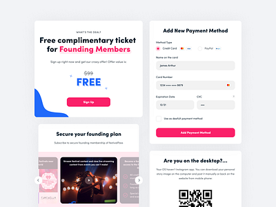 FestivalPass – Payment & membership