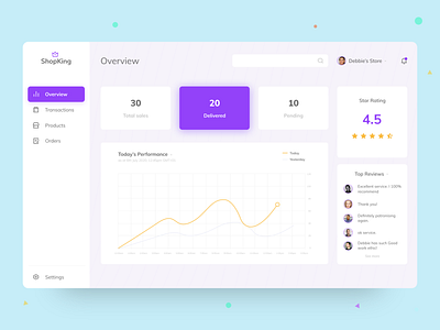 Sellers Dashboard Ui