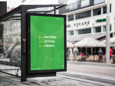 Nigeria Decides 2019 nigeria poster green design