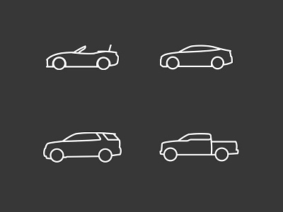 Jumpstart Automotive Media Icon Design cars icons line minimal