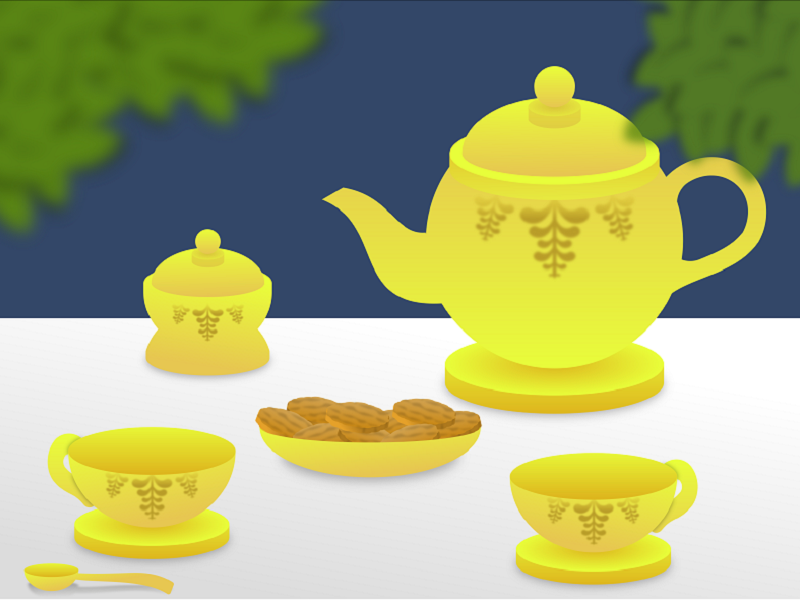 Tea Party by Auron Design on Dribbble