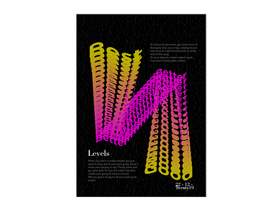 levels dailyui dailyuichallenge design event flyer everyday illustration posterdesign typography vector