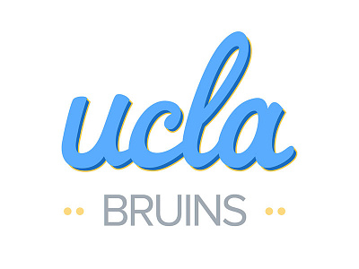 UCLA Rebrand branding hand type rebrand typography ucla