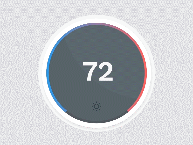 Thermostat by Sean D'Auria on Dribbble