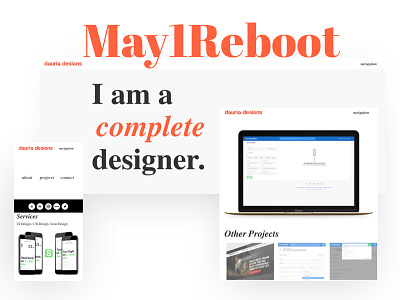 May 1 Reboot may1reboot portfolio ui web design