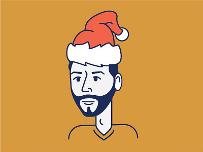 My New Avatar avatar holidays illustration santa skillshare