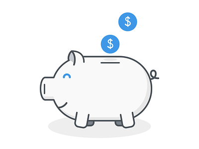 Piggy Bank bank daily illustration illustration money savings