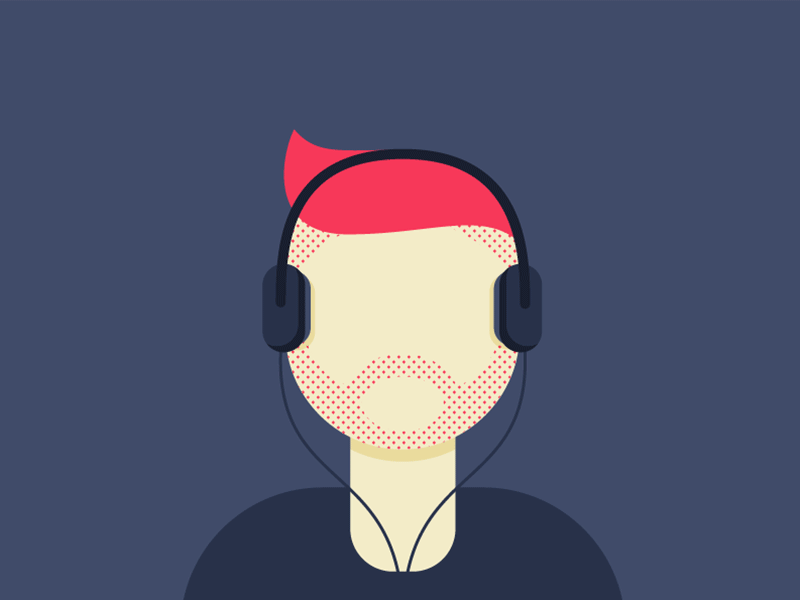 ALL the Headphones animation headphones illustration people