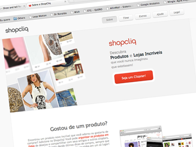 Whats Shopcliq about landingpage