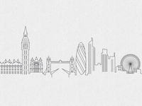 Skyline - London by Tom Ovens - Dribbble