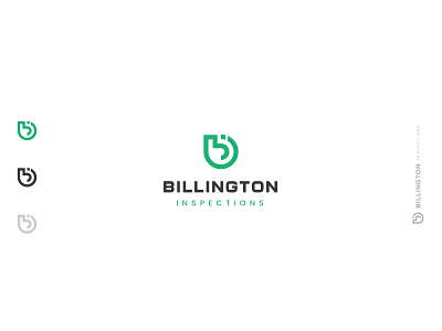 Billington Inspections branding design flat graphic design icon illustrator logo minimal typography vector