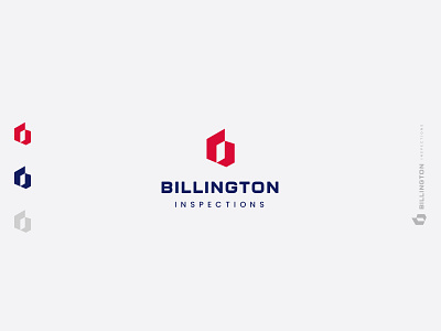 Billington Inspections branding design flat graphic design icon identity design illustration illustrator inspection logo minimal typography vector