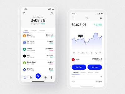 Cryptocurrency Portfolio Tracking App