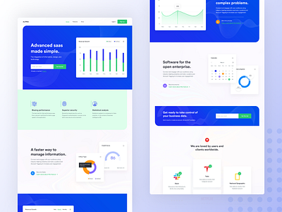 SaaS Landing Page Design #1