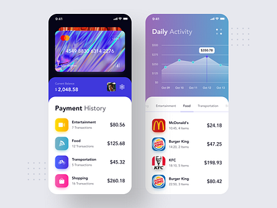 Payment History UI