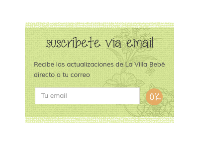 Subscribe form design email form fun green mail newsletter peru subscribe texture ui website